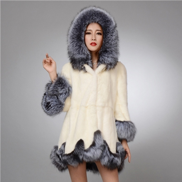 JANE Black Long Sleeve Classic Fur Jacket – Matea Designs