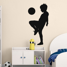 Decor, footballwallsticker, vinyl wall sticker, babyboyroomdecoration