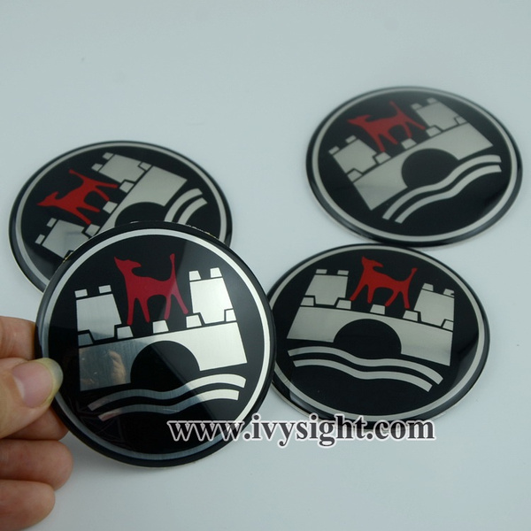 4ps/lot 65mm VW Car Wolfsburg Modified Wheel Center Hub Cap Resin Badge