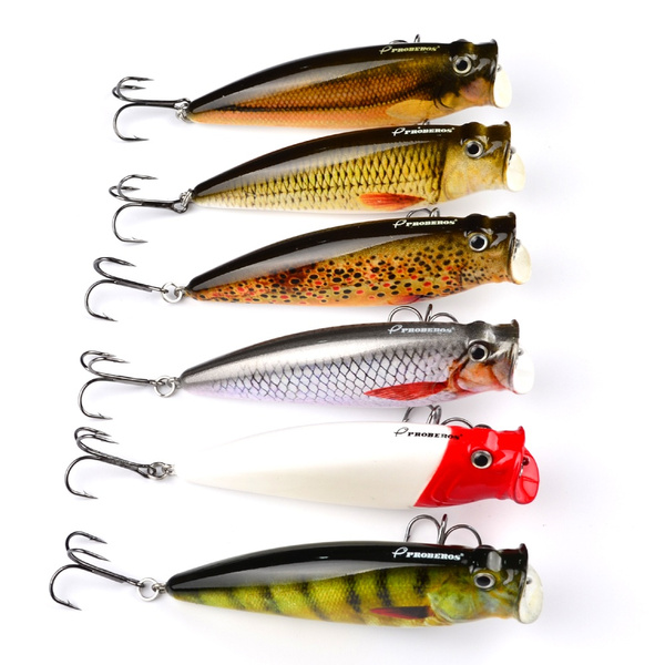 6pc Proberos Brand Fishing lure 3.74-9.5cm Fishing Tackle 16.65g