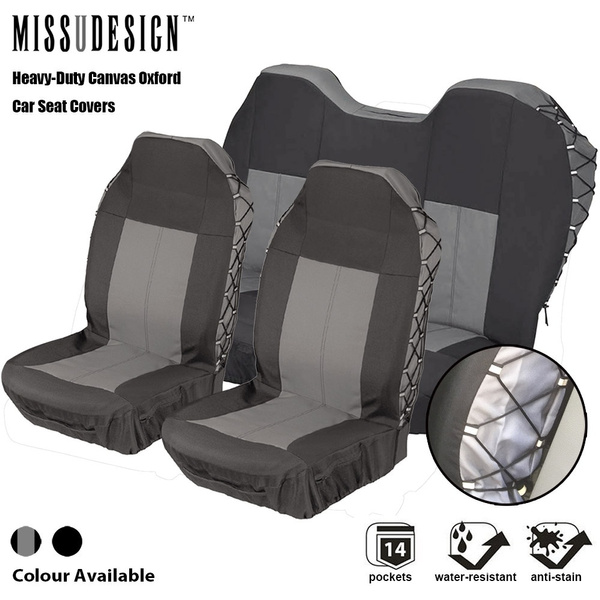 Heavy Duty Canvas Water Resistant Multi Pockets Lace Up Side Panels Ideal For 4x4 Suv Car Seat Cover Wish - Heavy Duty Seat Covers For Suv Heavy Duty Canvas Water Resistant Multi Pockets Lace Up Side Panels Ideal For 4x4 Suv Car Seat Cover Wish - Heavy Duty Seat Covers For Suv