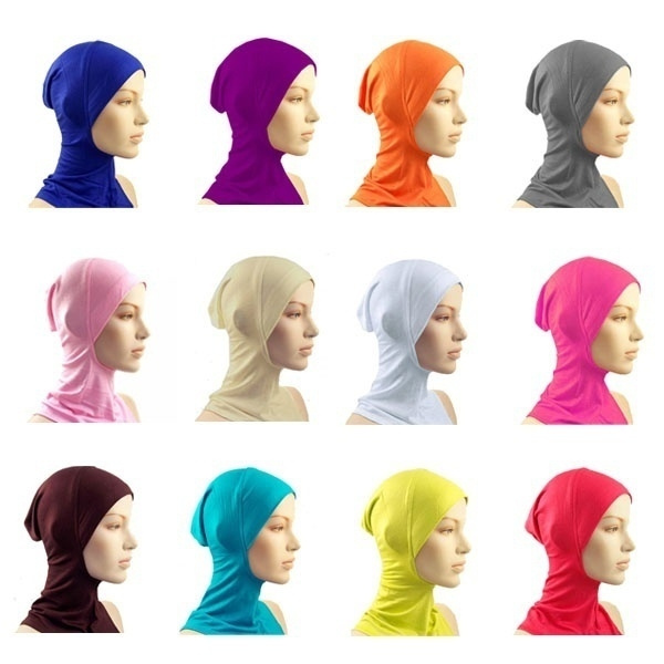 Hat Cap Bone Neck Cover Hijab Cap Islamic Muslim Soft Cotton