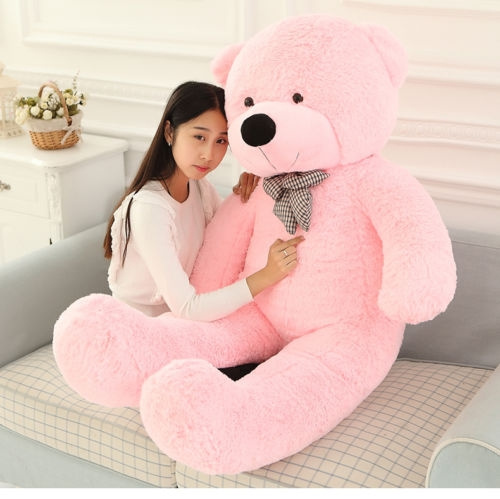 39"Stuffed Giant 100CM Pink Plush Teddy Bear Soft 100% Cotton Sale Star Doll Toy 