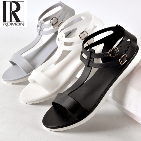 Buy Women Crystal Jelly Sandals Summer Women Rain Boots Retro Slingback  Strappy Heels/Flat Sandals For Women Online at desertcartINDIA