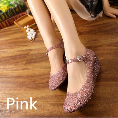 Comfortable jelly hot sale shoes