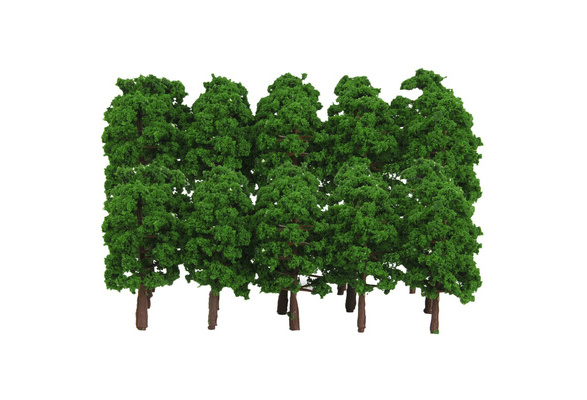 40 Pieces Approx 8.5cm//3.34inch 1//150 Model Road Trees for Model Railroad Scenery Decoration