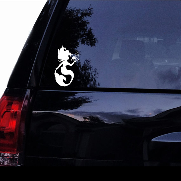 Mermaid car online decal