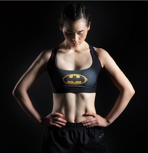 Hero bra Superman Batman Back Sports bra Shockproof corset Gather without  ring underwear Running fitness Full cup Cross band Bras | Wish