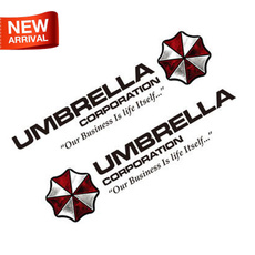 Car Sticker, Umbrella, residentevil, car decal