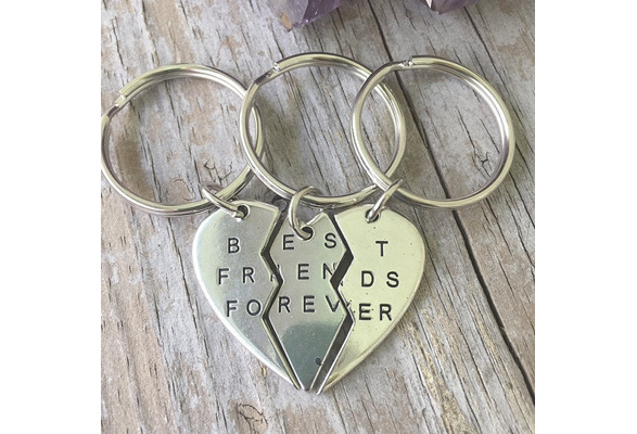 Best friend keychains hot sale for 3