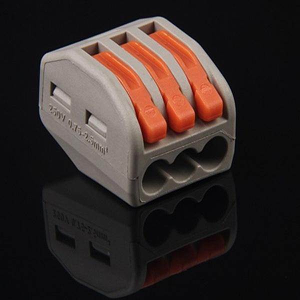 wago 3 pin male female connector