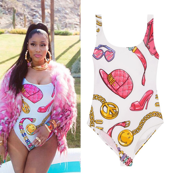 Shop Generic (Pink)Summer Women Tankini Monokini Beachwear 3D