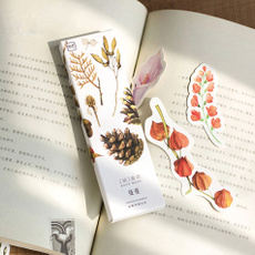 30 Pcs/box Vintage plant paper bookmark stationery bookmarks book holder message card school supplies
