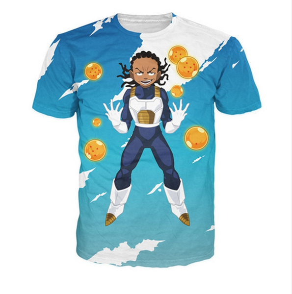 pic Boondocks Dragon Ball Z boondock saiyan t shirt boondocks and dragonball z riley super saiyan 3d print t shirt women men summer style casual tees tops wish