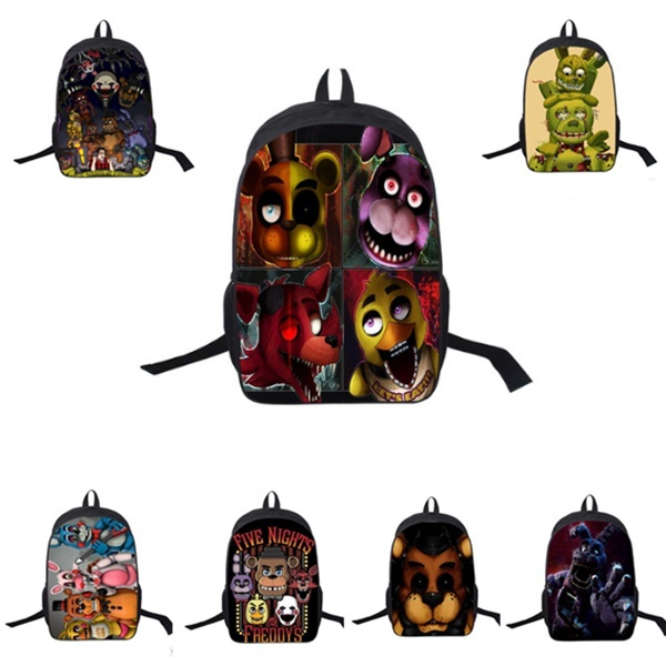 Five Nights At Freddy Backpack Boys Girls School Backpacks Five Night ...