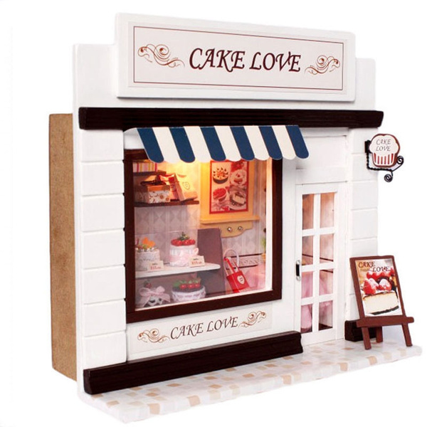 Bake Shop DIY Miniature Dollhouse Kit