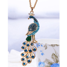 goldplated, peacock, Fashion, Jewelry