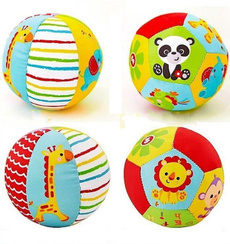 Infant Baby Toddler Kid Soft Stuffed My First Little Ball Rattle Sports Crib Toy