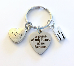 memoryjewelry, Heart, Key Chain, Keys