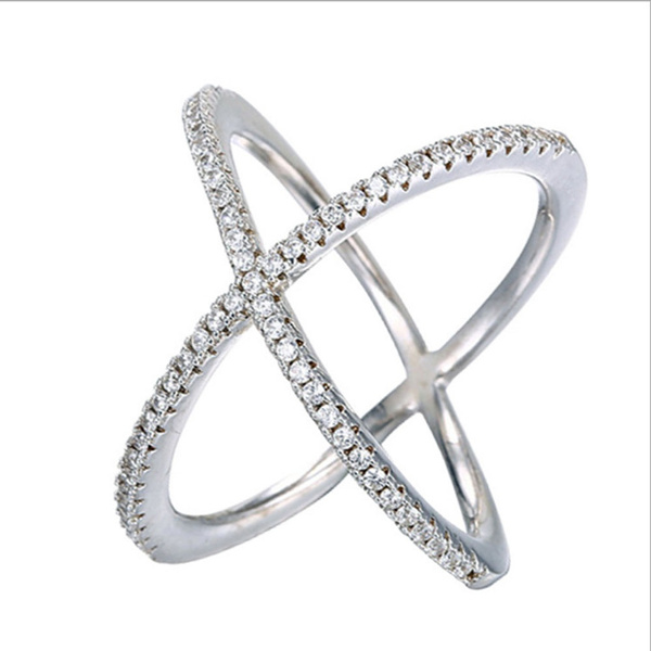 Anillo De Joyería Anillo De Oro Crystal Black Cross Anillo Anillo De Joyería Anillo De Oro Crystal Black Cross Anillo