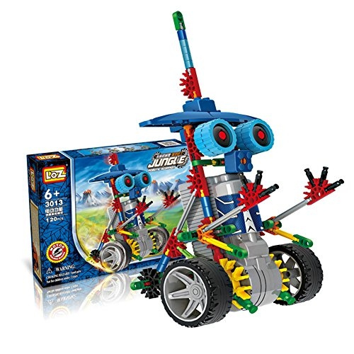 LOZ; Robotic Building Set Block Toy ,Battery Motor Operated,3D Puzzle  Design Alien Primate Robot Figure for Kids and Adults , Sturdy Enough , 120 