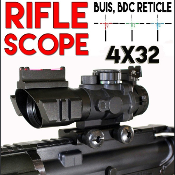 20mm Dovetail Acog Reflex Optics Riflescope Tactical Sight For Hunting ...