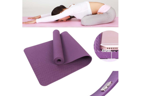 Find More Yoga Mats Information about Cute Purple Hello Kitty Yoga Mat  Fitness Mat 6mm,High Quality yoga mat towel,China mat se…