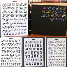 stencil, alphabet, Numbers, Paper