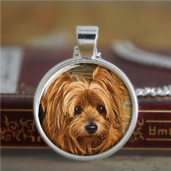 Yorkie necklace sales