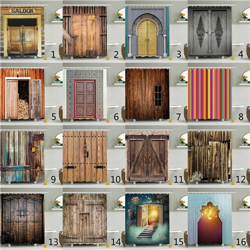 Saloon Doors Shower Curtain - Yellowstone Style