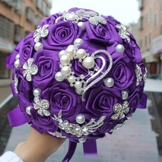 weddingbridebouquet, Bouquet, Bride, purple