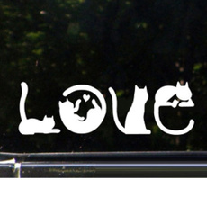 Cats Spell LOVE Cute Pet Car Stickers