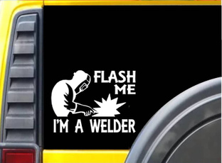 me, welder, Cars, Stickers
