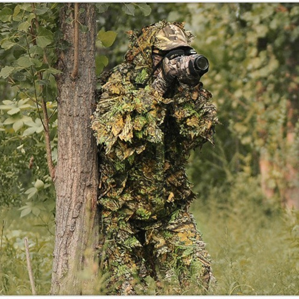 Details about   Tactical 3D Desert Outdoor Camouflage Yowie Army Hunting Sniper Ghillie Suit SET