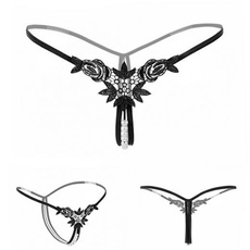 Stylish Lady Charming Super Sexy Thongs Strap G-string V-string Panties Lace Flower Underwear Briefs
