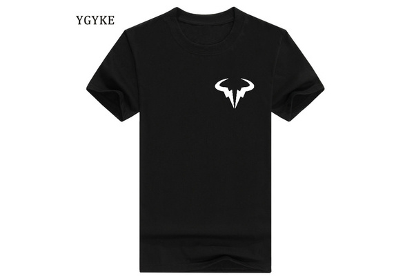 rafael nadal bull logo t shirt