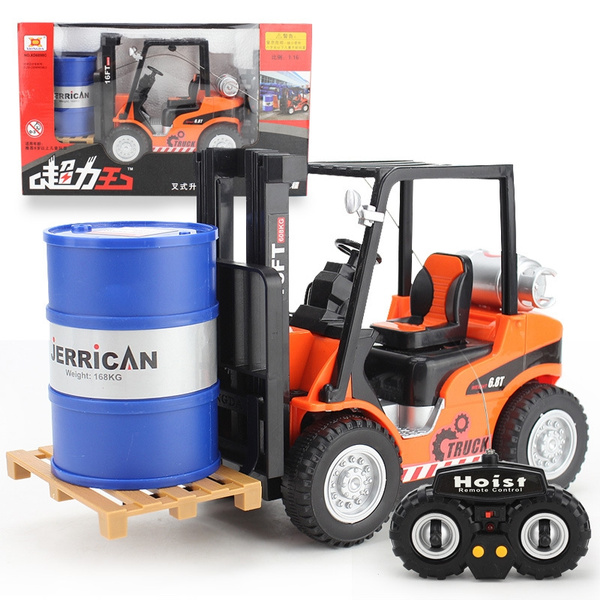 New Mini RC Toy Fork Lift Radio Remote Control Forklift RC Truck Kid Toys Wish
