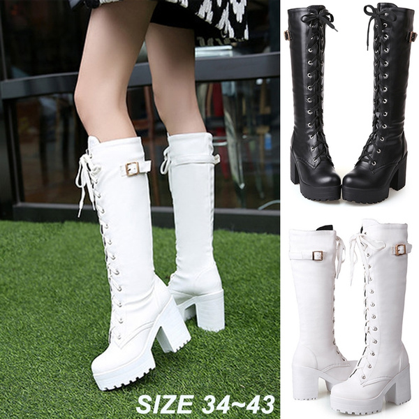 wish white boots