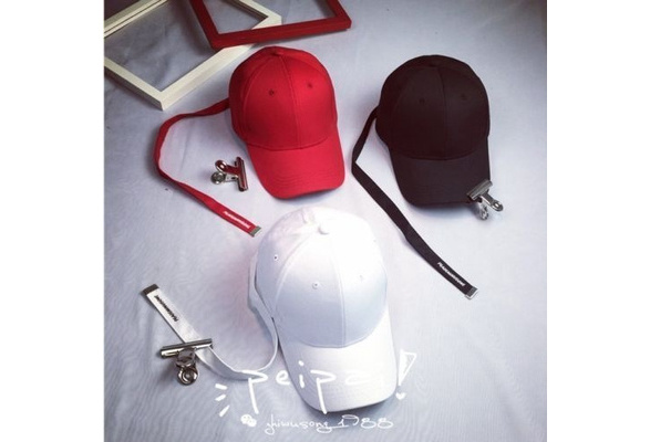 Men Women Fashion Peaceminusone Long Strap Ball Cap G-Dragon Hats
