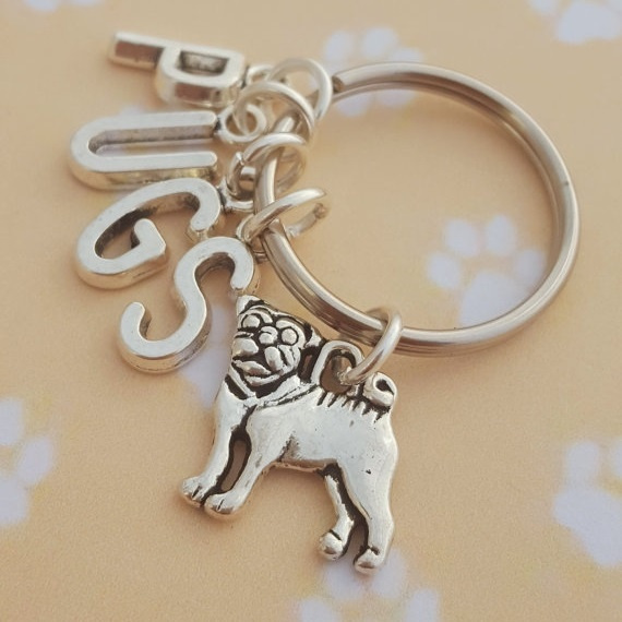 pug keyring