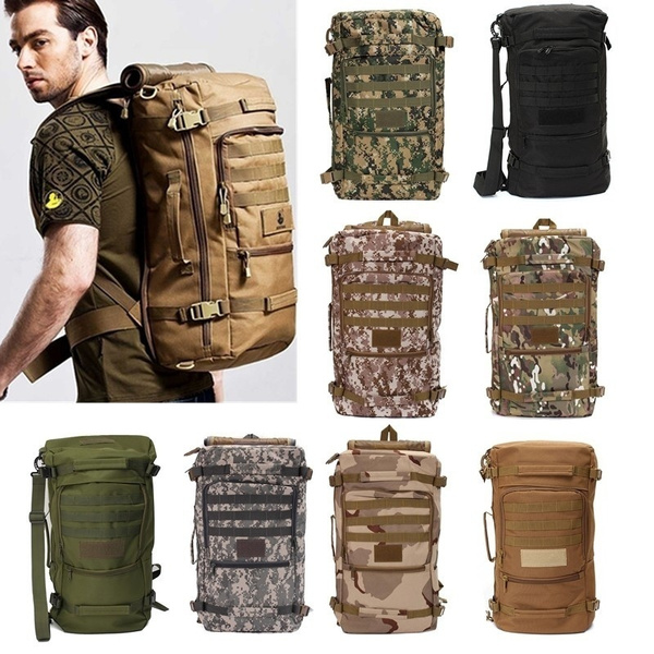 50L Miltifunction Outdoor Military Tactical Army Camping Hiking Backpack Rucksack Daypack Shoulder Handbag Trekking Bag