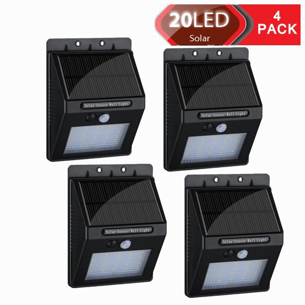 [4 Pezzi] Mgrow® 400lm Lampada LED ad Energia Solare, Luci Solari da ...
