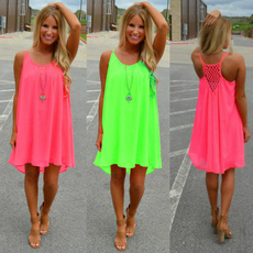 Summer, shortminidre, Plus Size, Mini
