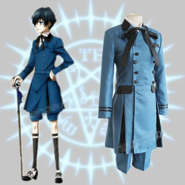 Ciel Phantomhive Black Butler Kuroshitsuji Anime Cosplay 