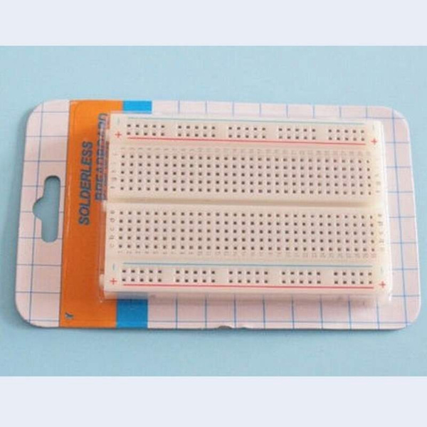 Mini 400 Tie-Point PCB Solderless Breadboard Prototype Protoboard, White at ₹ 40/piece in Thane Mini 400 Tie-Point PCB Solderless Breadboard Prototype Protoboard, White at ₹ 40/piece in Thane