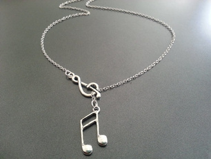 Jewelry, Necklaces For Women, music notes, Christmas Gift