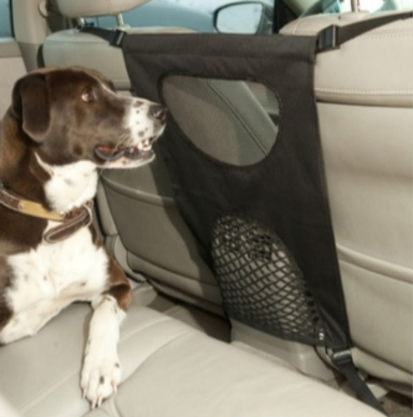 Adjustable Vehicle Safety Back Seat Pet Gate Barrier Mesh Cage Net Car Dog Gn Size 52cm X 46cm Color Black Wish - Safest Dog Car Seat 2018 Uk