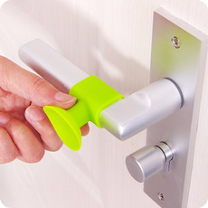 2pcs Silicone Door Handle Knob Crash Pad Wall Protectors Bumper Guard Door Stopper Anti Collision