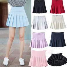 Mini, summer skirt, high waist, Korea Style