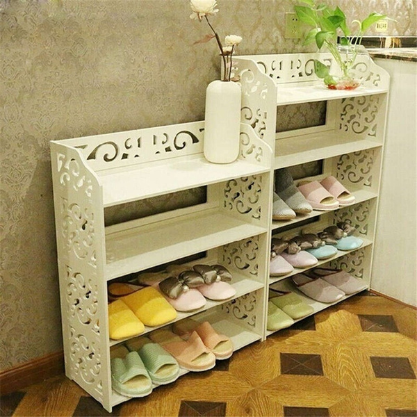 Hollow Out 3 4 5 Tiers Shoe Rack Shoe Tower Shelf Storage Organizer Cabinet Shelf Unit Dl Wish